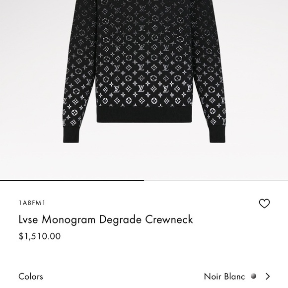 Louis Vuitton Black monogram gradient sweater - Picture 11 of 11